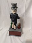 Vintage Uncle Sam Cast Iron Mechanical Coin Bank Working Good Condition