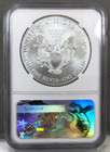 2017 American Silver Eagle Ngc Ms70   First Day Of Issue   1st Label