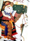Bucilla Felt  holiday Howdy Santa  Christmas Stockings Kit 18 