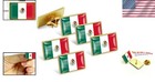 Bulk Pack Mexico Flag Pins - Patriotic Lapel Souvenirs