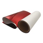 Calca 23 6in X 32 8ft Dtf Cherry Red Metallic Film Roll cold Peel