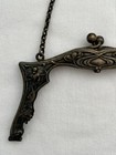 Antique Art Nouveau Sterling Silver Purse Frame     Engraved    eca        Hallmarked