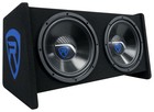 Rockville R1v212p Dual 12  1200w Car Audio Subwoofers Vented Sub Enclosure Box