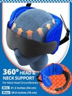 Travel Pillows For Airplanes 360   Support Headrest Pillow With Eye Mask For    