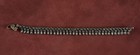 Vintage Oxidized Silver Anklet Chain 9 5   ethnic Artisan Boho Indian Belly Dancer