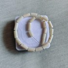 Genuine Sea White Coral Loose Beads Natural Japanese Coral Tube Beads Gemstone