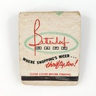 Bettendorf Rapp Supermarket Matchbook 1950s St Louis Missouri Green Stamps D1771