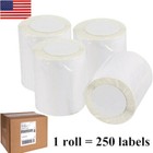4x6 Direct Thermal Shipping Address Printing Labels 250 roll Zebra rollo others