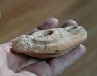 Ancient Terracotta Oil Land Late Roman Early Byzantine Clay Pottery Original