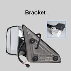 Towing Mirrors Fit 09-18 Ram 1500 19-23 Classic Power Heated Signal Lamp Chrome