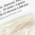 Techdiamondtools Diamond Powder 1 500 Grit 6-12 Microns  25 Cts   5 Grams