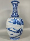 Fine Chinese Ming Dynasty Yongzheng Porcelain Blue And White Vase Z