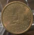 2000 P Sac 1 Sacagawea One Dollar Coin Us Liberty Gold Color Philadelphia