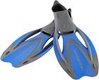 Us Divers Proflex Fx Adult Fins Electric Blue  Gray Size Small Poly Bag