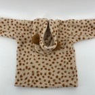 Patagonia Dear Dear Tuber Tan Fleece Hoody Kids 3t Tan Brown Dot  Ear