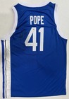 Mark Pope Autographed signed Kentucky Wildcats Blue  41 Jersey Psa Auto 