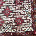 Vintage Shahsevan Kilim Rug 3x5 Unused Handwoven Wool Tribal Geometric Carpet