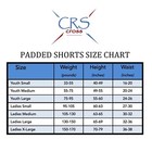 Crs Cross Padded Figure Skating Shorts    crash Butt Pads Hips Tailbone   Butt Euc