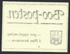  bl  Vintage Matchbox Label Boo Posten