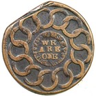 1787 4-e R-3 Clipped Fugio Cent Colonial Copper Coin