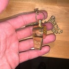 Vintage Gold  rex  England Whistle On A 28  Gold Link Neck Chain