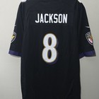 Lamar Jackson  8 Baltimore Ravens Nike Game Jersey Men s Large Nwt