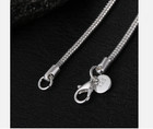 925 Sterling Silver Solid Snake Chain Necklace For Men Women