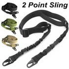 Tactical One Single Point   Two   Three Point Sling Strap Bungee Rifle Gun Sling