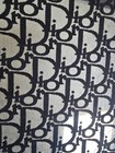 3 Yard Lot Fabric For Sewing Dior Black  2 Way Stretch Mesh Base