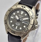 Seiko Ags Titanium 5m43-0b70 Kinetic Scuba Diver Day date Vintage Men   s Watch