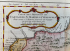 Cartagena S  Marthe Venezuela  1754 Nicolas Bellin Antique Engraved Map