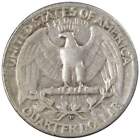 1944 D Washington Quarter Ag About Good 90  Silver 25c Us Coin Collectible