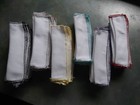 10 Lg white Cotton Folding Knife Sleeves-storage-6  Soft Storage Pouches Colored