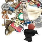 Junk Drawer Lot Vintage Modern Crafts Resell Stuffed Full Sfr Box 