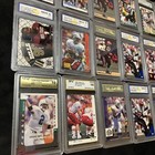 Nfl Rookie Card Lot 90s Vintage Grade 10 Football Ray Lewis Faulk Bledsoe Warner