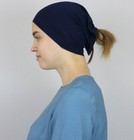 Modefa Turkish Islamic Women s Jersey Tube Hijab Bonnet Underscarf - Navy Blue