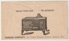 190  Kevii Stationery Env Full Back Advert Carron Co Beetonette Iron Stove Sm 6