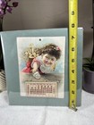 Antique 1889 Advertising Calendar Poster Clark   s O n t Spool Cotton Rare Beauty