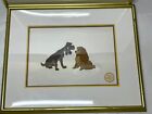 Set Of 3 Disney Limited Edition Serigraphs Cel Art Lady Tramp Bambi Mickey Mouse