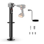 5000 Lbs A-frame Trailer Jack  Drill Powered Boat Jack  Gary  black  