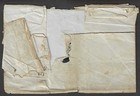 Usa 1840s Stampless Transatlantic Folded Letter New York To Glasgow Scotland
