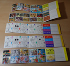 5 X Uk Barcoded Booklets 50 X 1st Class Stamps Valid For Uk Post Face Value   90