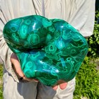 5 84lb Natural Polished Malachite Mineral Freeform Specimen Reiki Stone