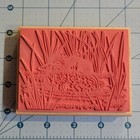 Stampabilities House Mouse Relaxing Ride Monica Friend New Rare Rubber Stamp 