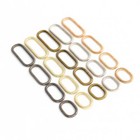 Oval Ring metal Ring Welded  for Straps purses bags choose Quantity Size   Color