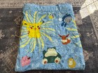 Vintage Nintendo 1998 Pokemon Full Size Bed Comforter Blanket Great Shape 