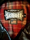 Men s Black Schott 626 Motorcycle Racing Genuine Cowhide Leather Jacket
