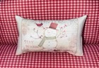 Miniature Dollhouse 1 12 Scale Christmas Snowman Pillow - Cusc 121