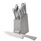 Cuisinart Classic 11pc Color Soft Touch Stainless Steel Modern Cutlery Block Set