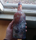 1880s Amber Applied Lip Whiskey Bottle Shown Dug In Our Current Dig Video